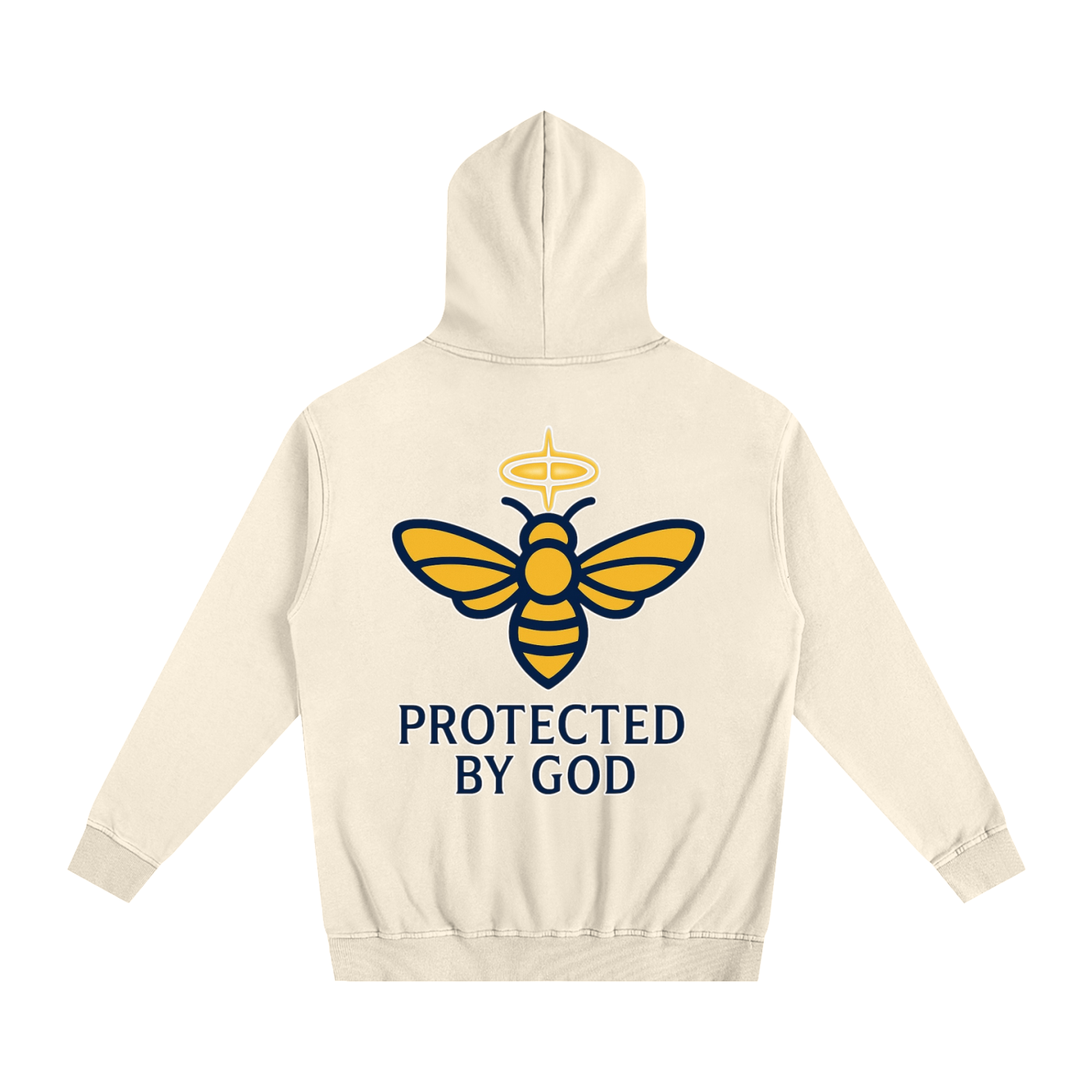 BEESMOOVE God’s Seal Protected By God Oversized Hoodie