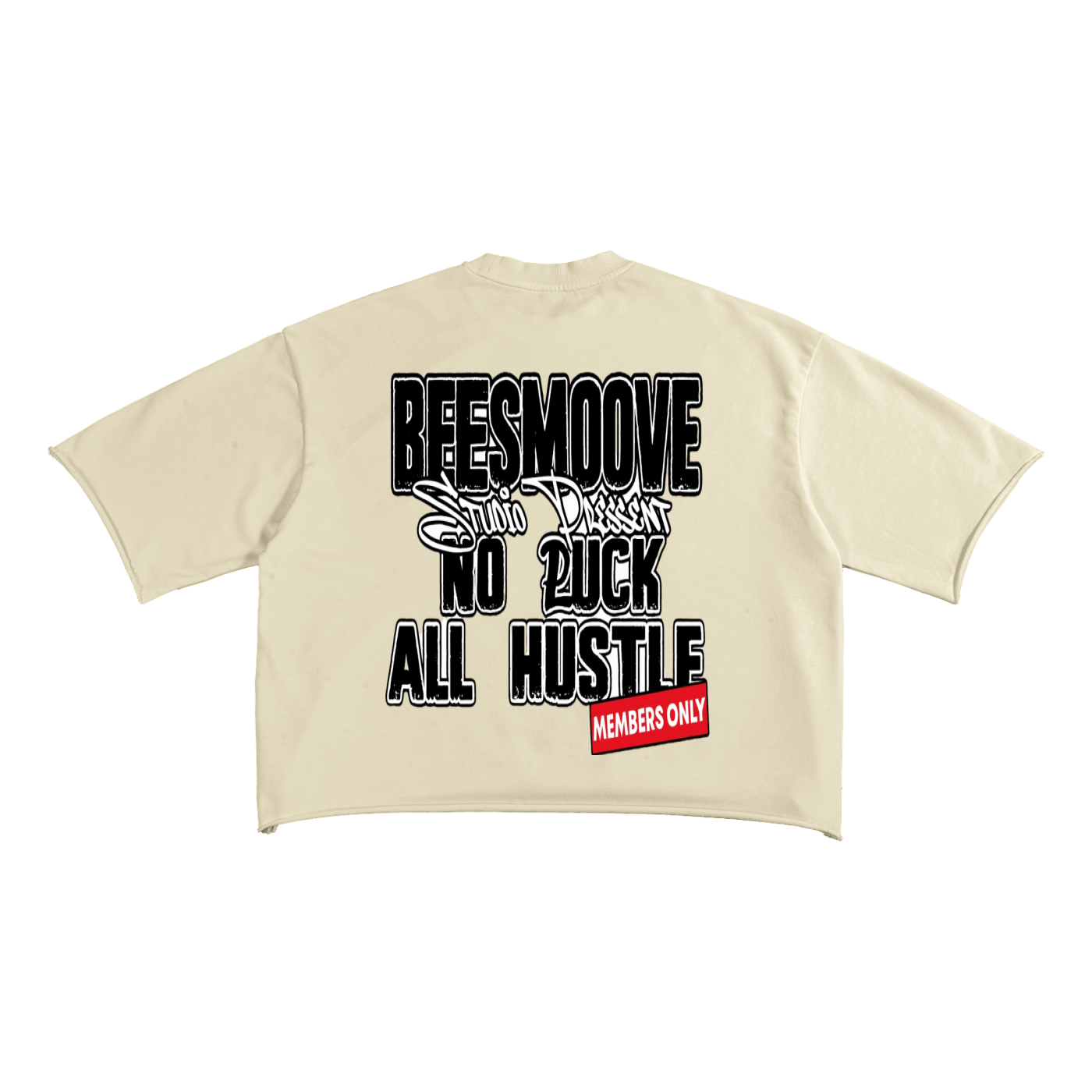 BEESMOOVE BlackSouth T-Time Self MADE Raw Edge T-Shirt