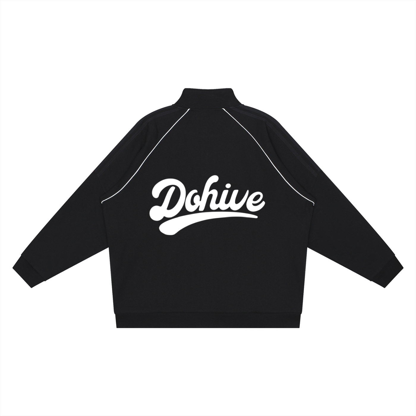 BEESMOOVE DOHIVE Reflection Striped Raglan Sleeve Jacket