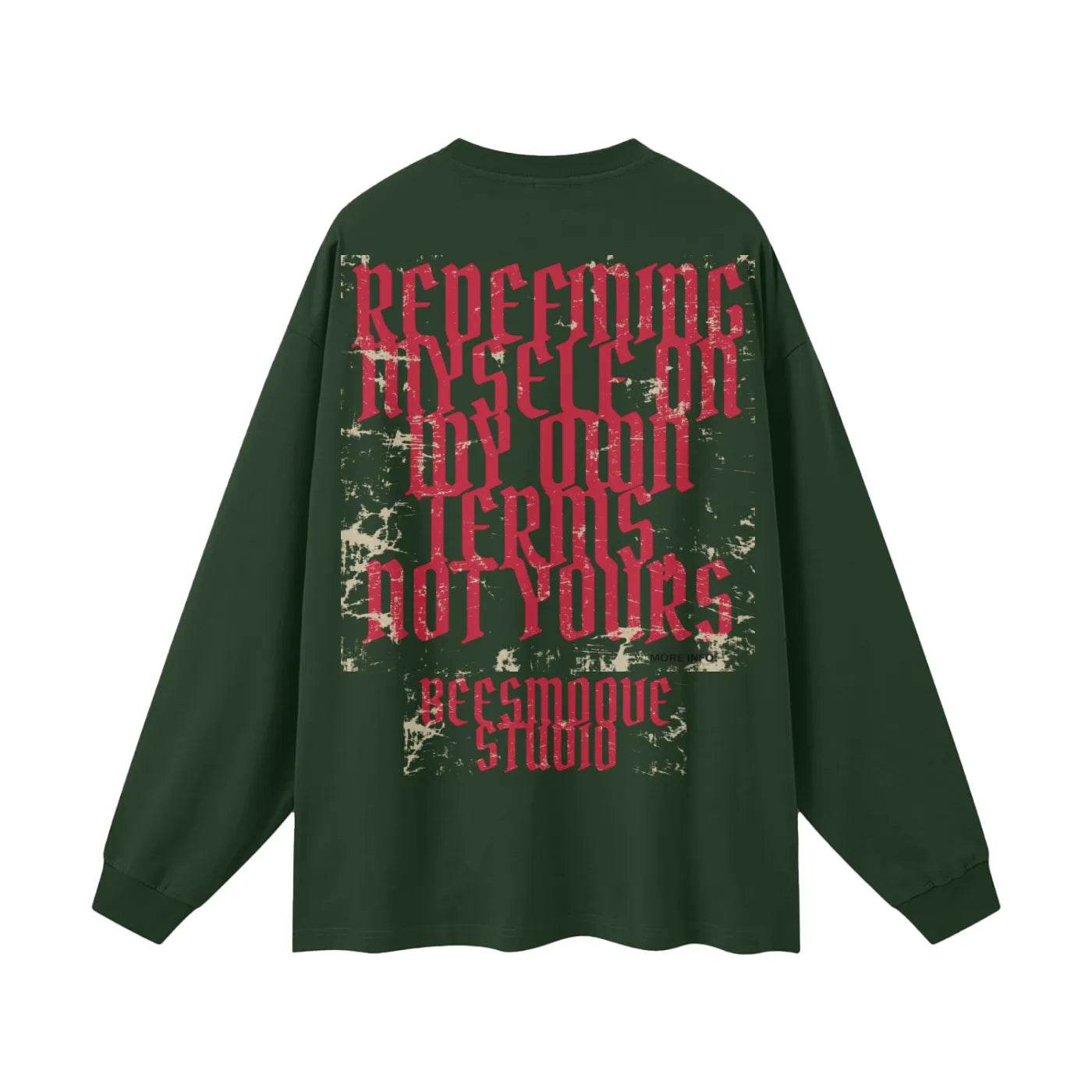Beesmoove God Shaped Me Long Sleeve Tee - Beesmoove