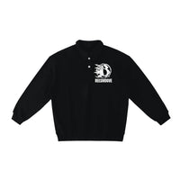 BEESMOOVE B logo Heavyweight Polo-Collar Sweatshirt - Beesmoove