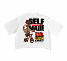 BEESMOOVE BlackSouth T-Time Self MADE Raw Edge T-Shirt
