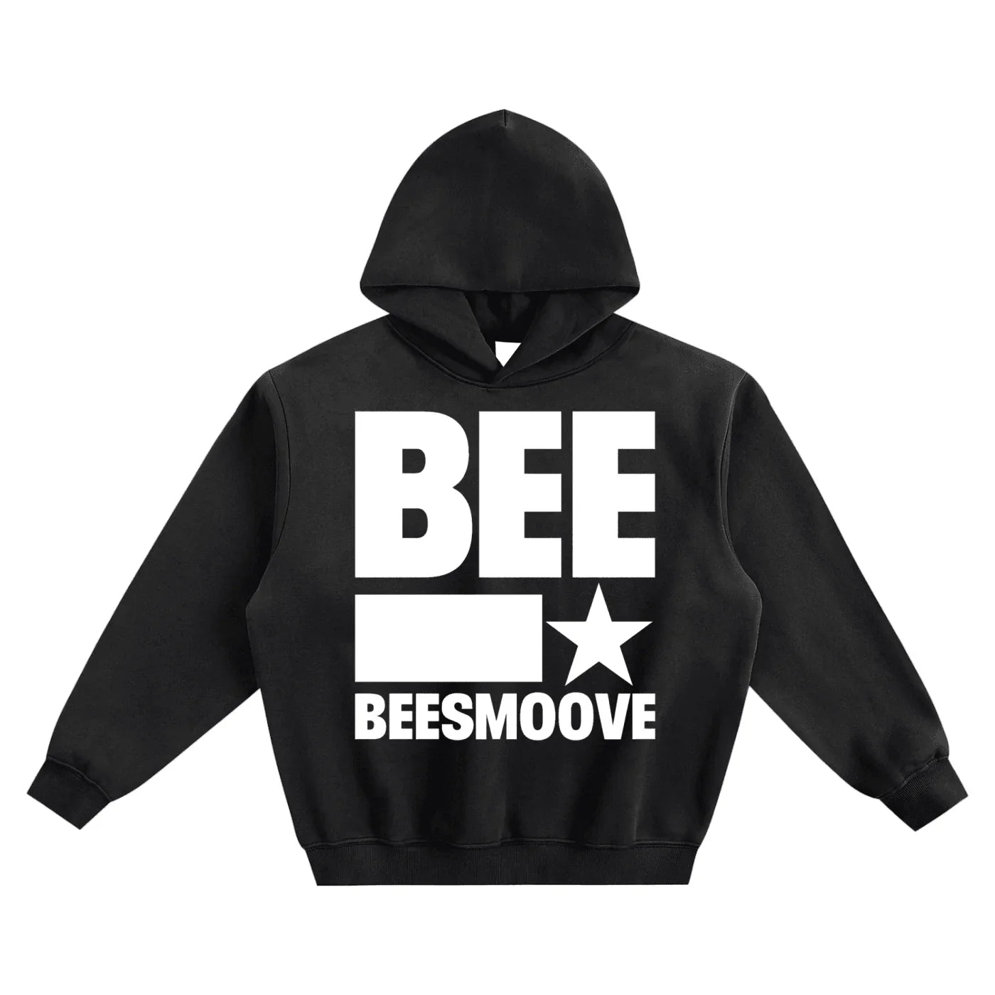 BEESMOOVE BEE STAR POWER
White Boxy Hoodie - Beesmoove