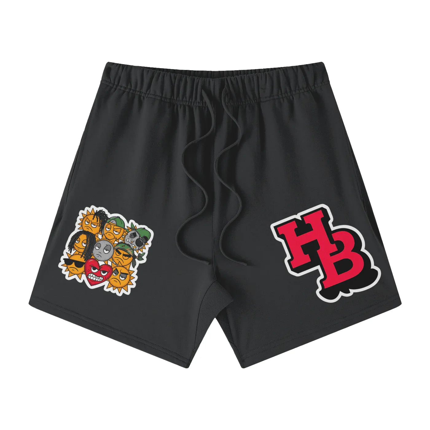 BEESMOOVE HIVEBREAKER Sun Lords Edition Heavyweight Earth Tone Loose Fit FOG 100% Cotton Shorts - Beesmoove