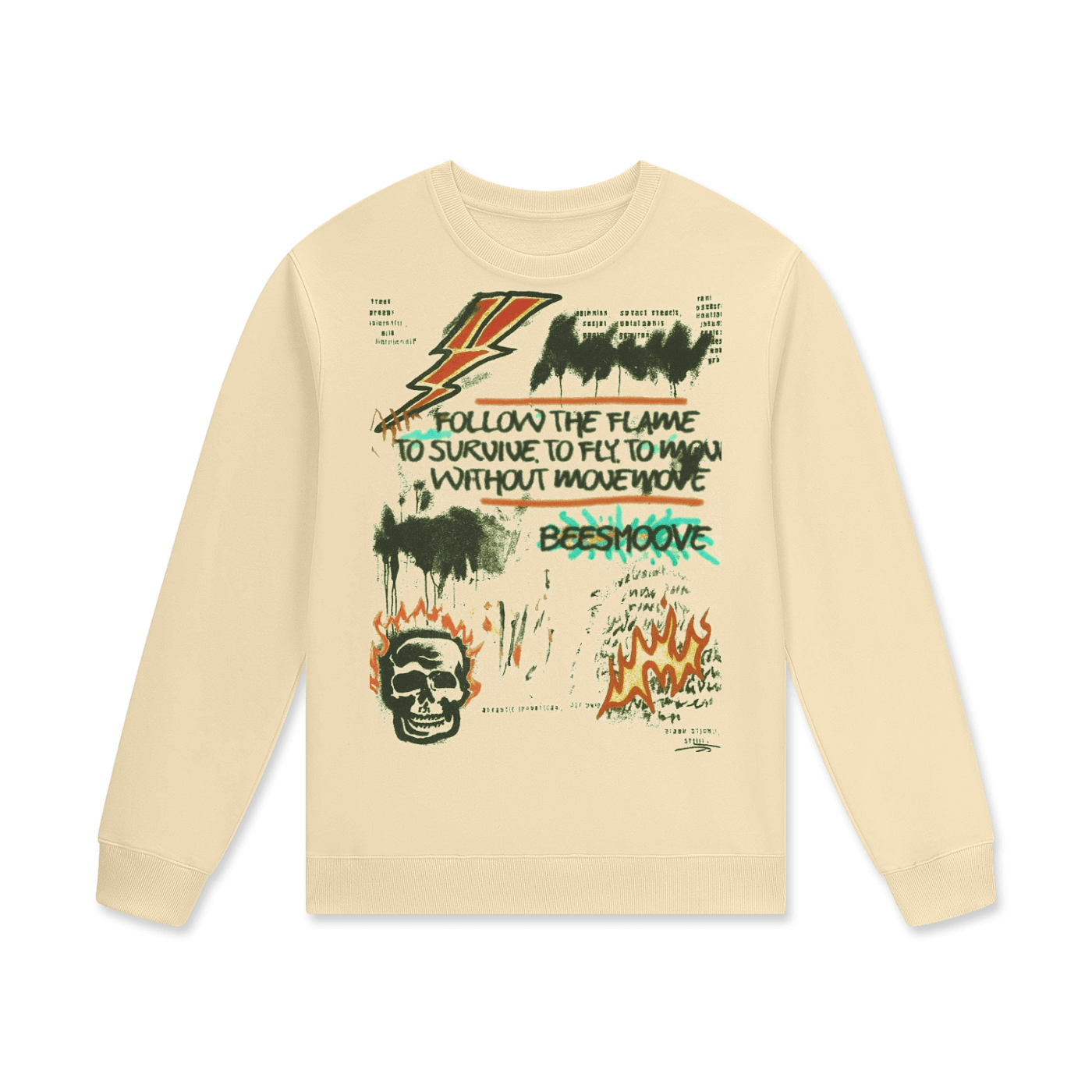 BEESMOOVE Flame Runner Cotton Pullover - Beesmoove