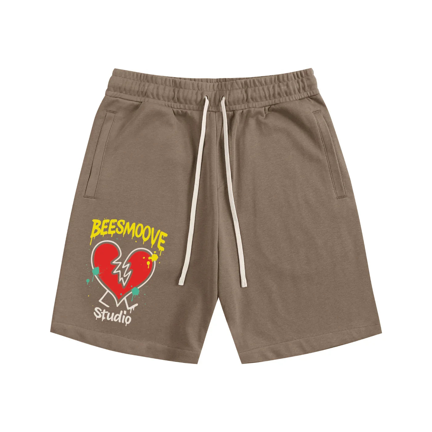 BEESMOOVE Heartbreak Hijack Cotton Shorts - Beesmoove
