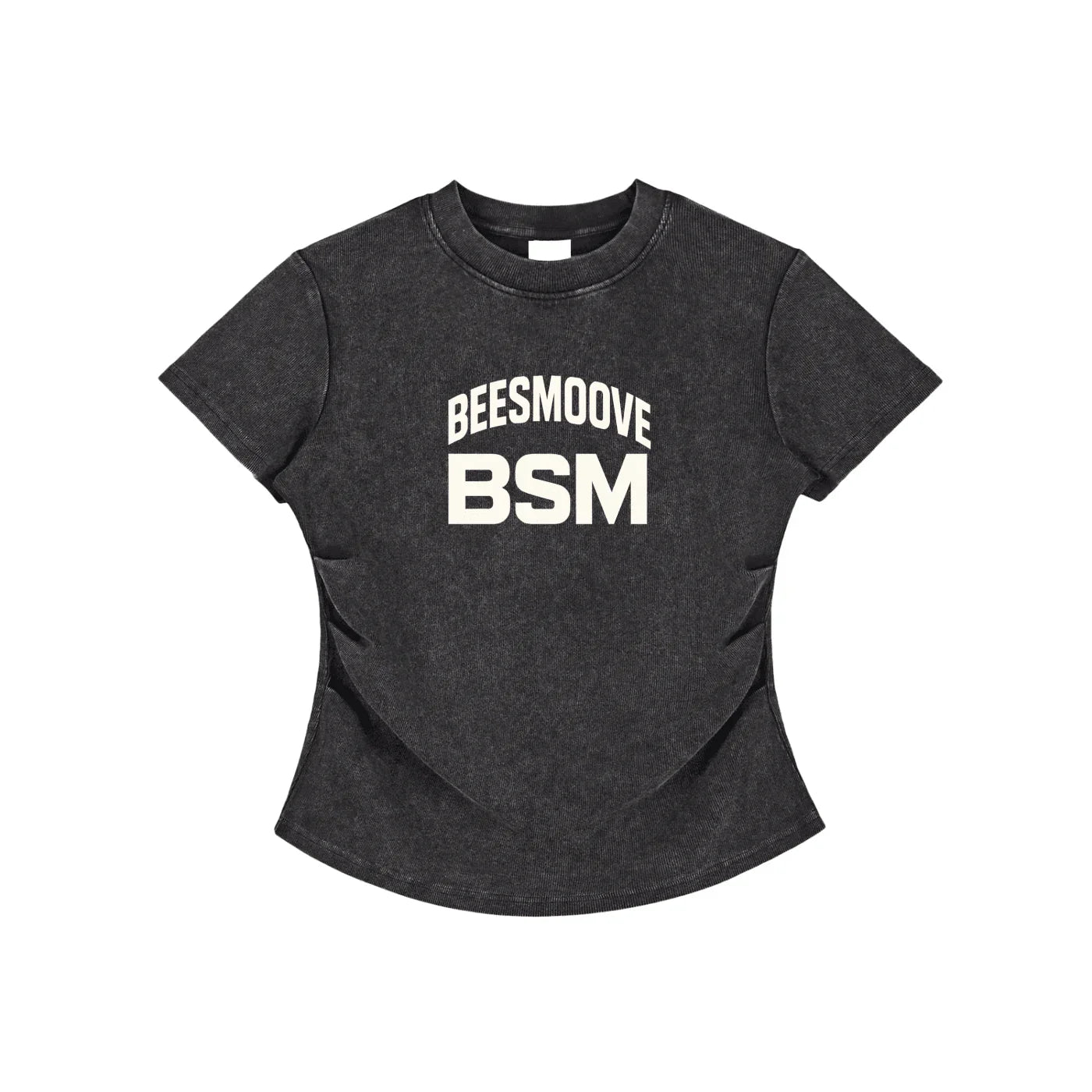 BEESMOOVE Boss Status Mentality Vintaged-Wash Bodycon Cotton Tee - Beesmoove