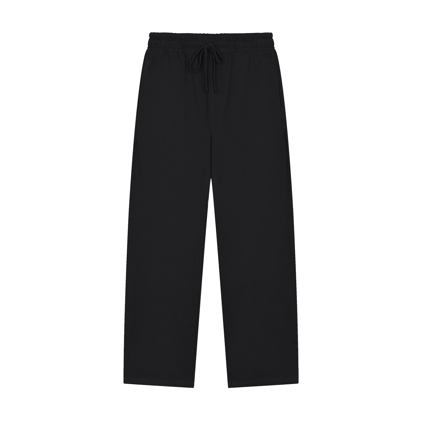 BEESMOOVE Solid Color Straight-Leg Sweatpants - Beesmoove