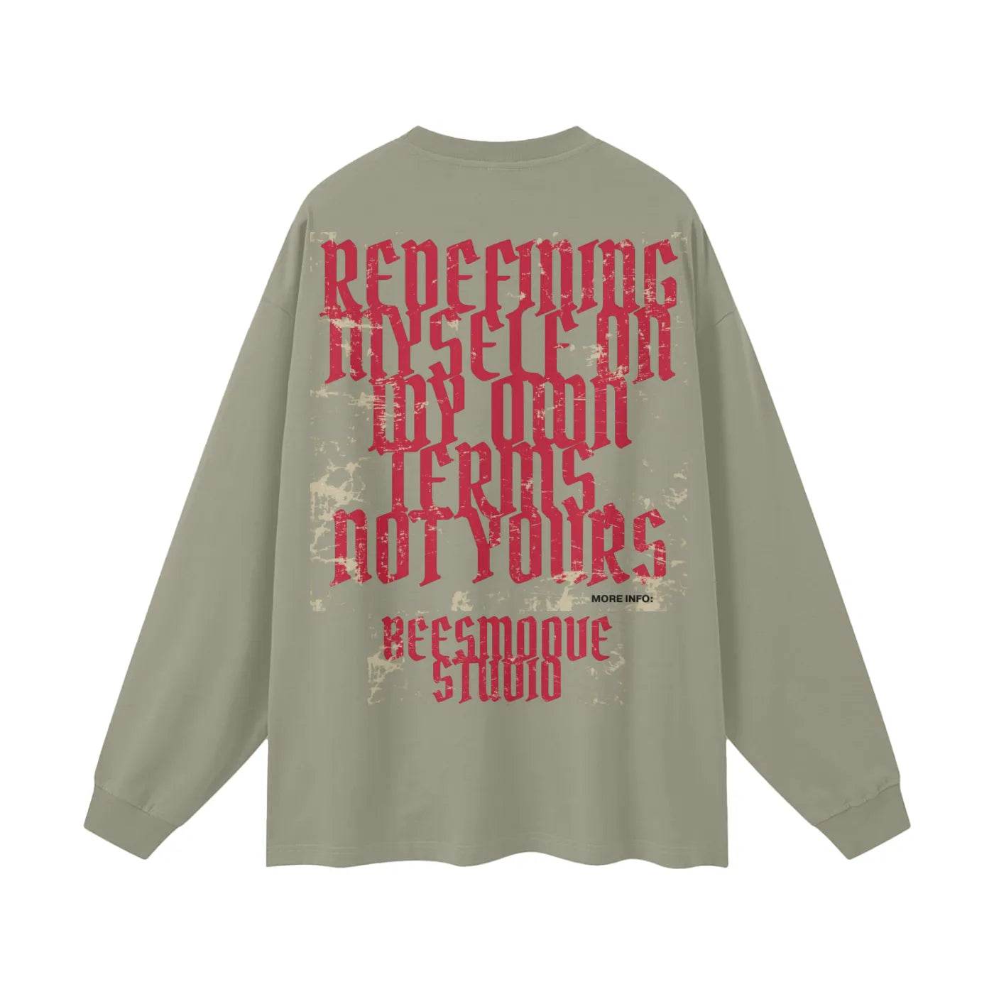 Beesmoove God Shaped Me Long Sleeve Tee - Beesmoove