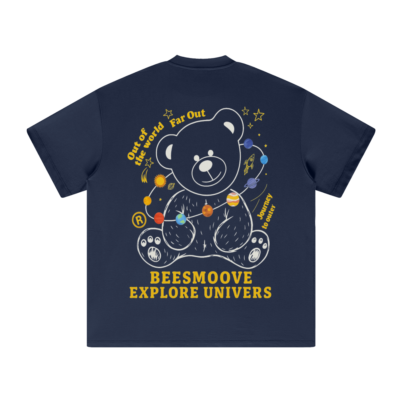 BEESMOOVE Hive Heritage Heavyweight Earth Tone T-Shirt