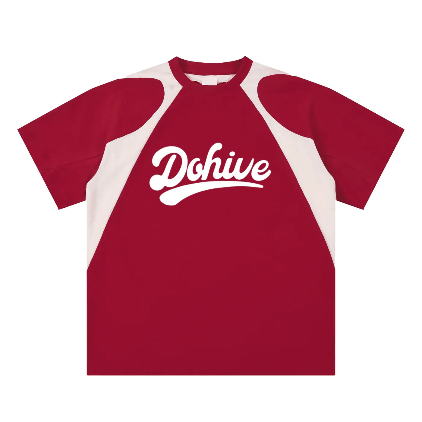 BEESMOOVE DOHIVE Contrast Panel Cotton T-Shirt - Beesmoove