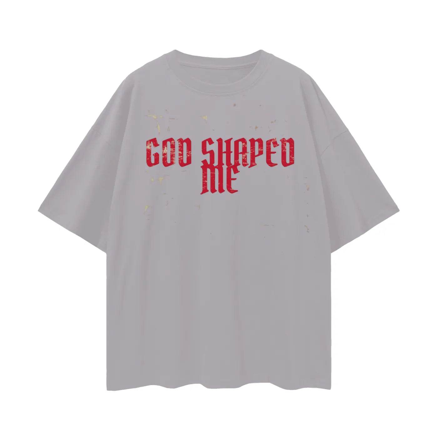 Beesmoove God Shaped Me Drop Shoulder Tee - Beesmoove