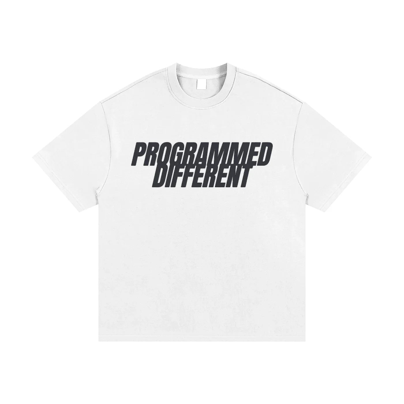 BEESMOOVE PROGRAMMED DIFFERENT Heavyweight Cotton T-Shirt - Beesmoove