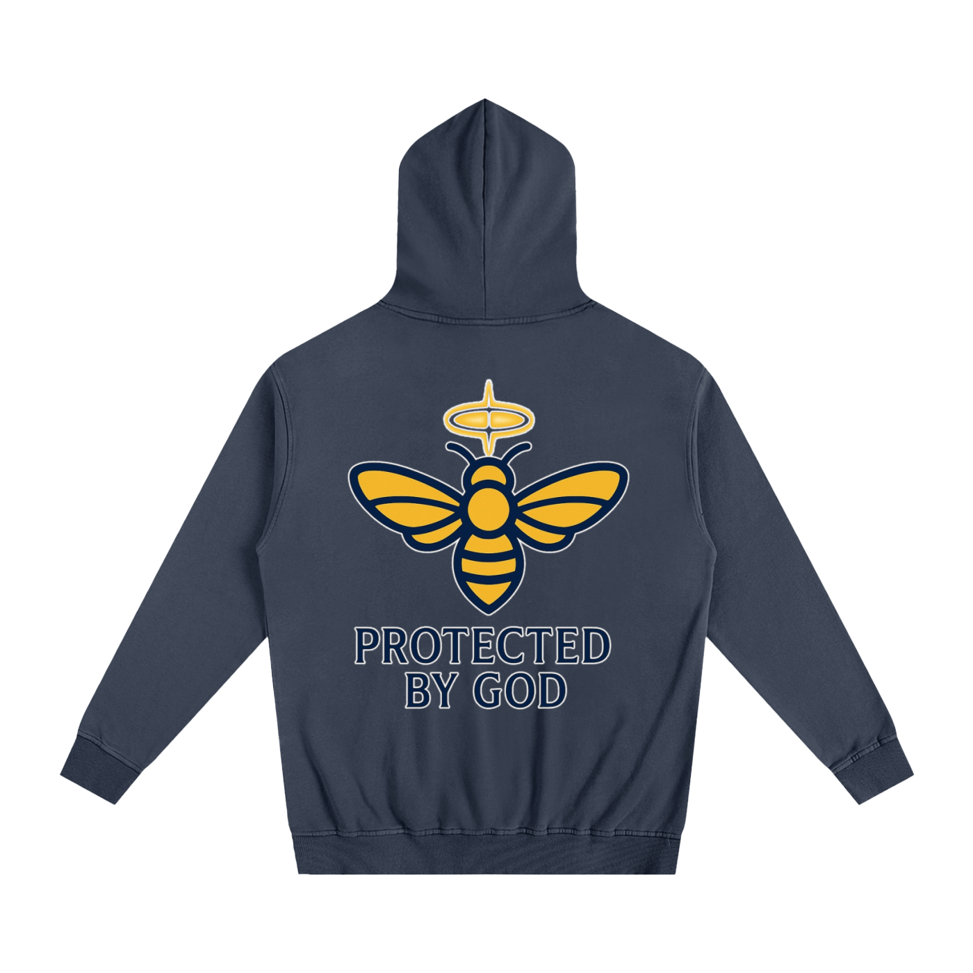 BEESMOOVE God’s Seal Protected By God Oversized Hoodie