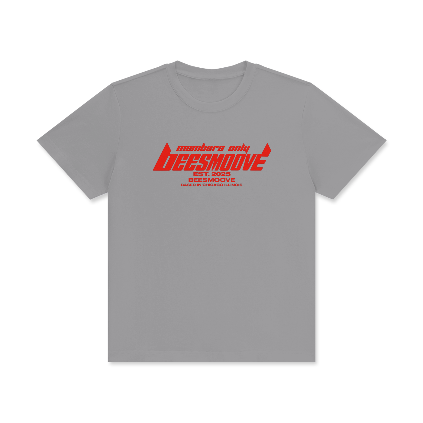 BEESMOOVE members only Classic Crew Neck Cotton T-Shirt