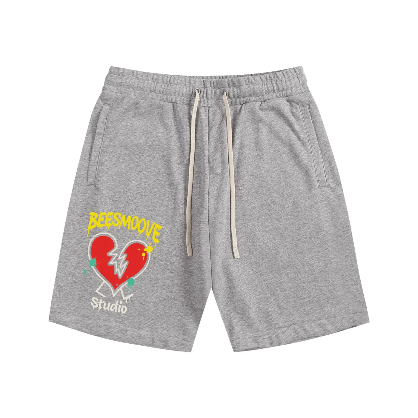 BEESMOOVE Heartbreak Hijack Cotton Shorts - Beesmoove