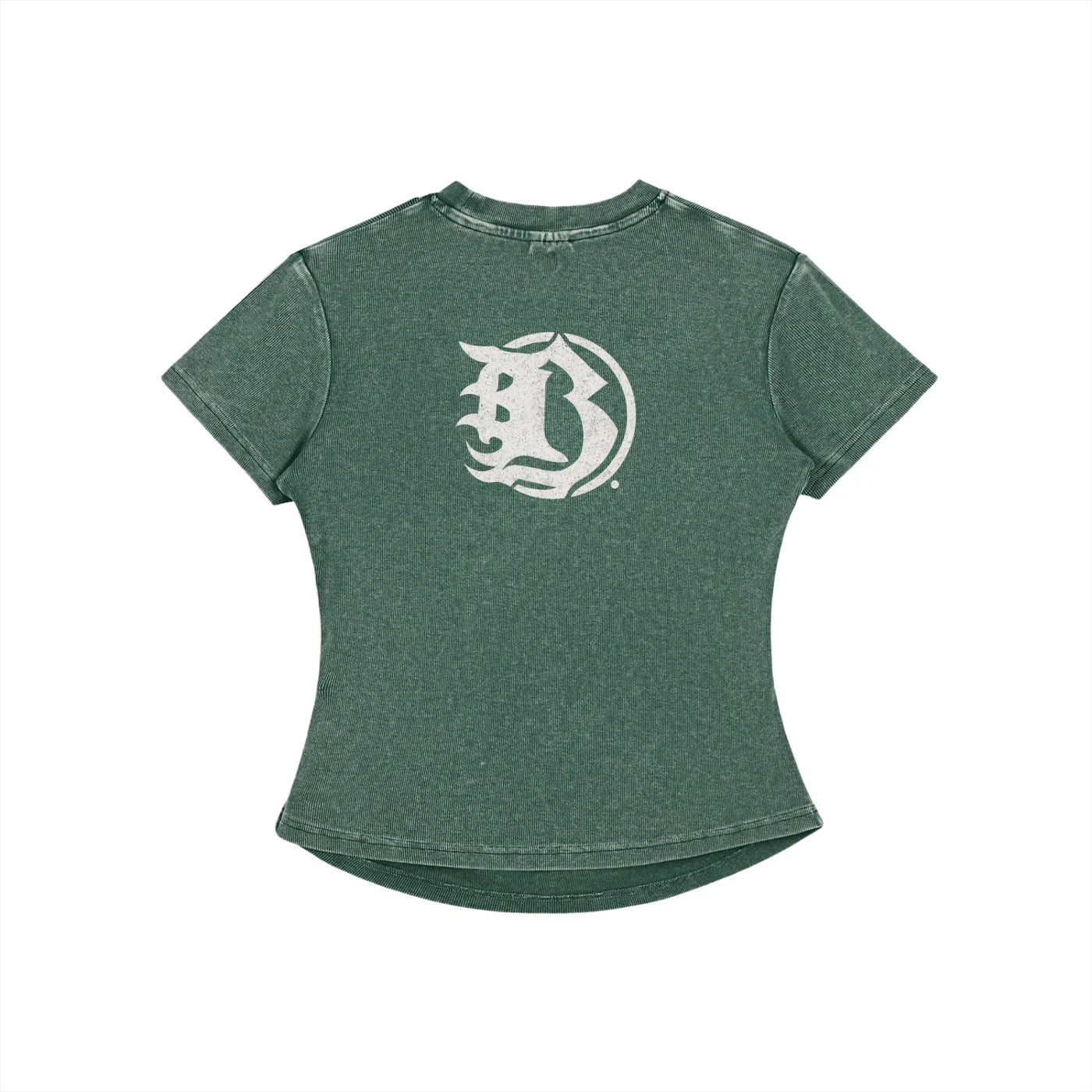 BEESMOOVE Boss Status Mentality Vintaged-Wash Bodycon Cotton Tee - Beesmoove