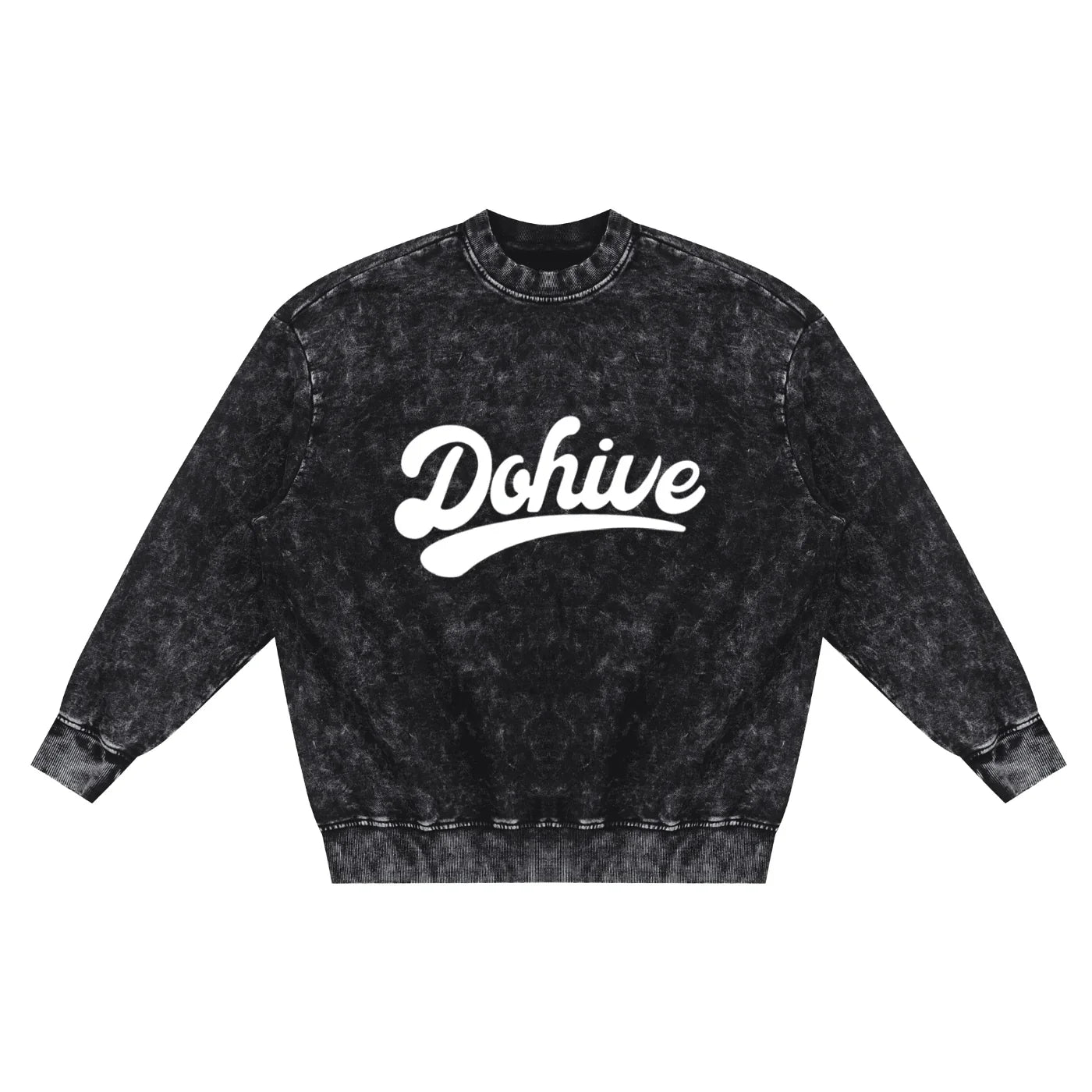 BEESMOOVE DOHIVE Washed Hand-Frayed Sweatshirt - Beesmoove