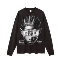 BEESMOOVE Blinded Ambition Vintage Washed Long Sleeve T-Shirt - Beesmoove