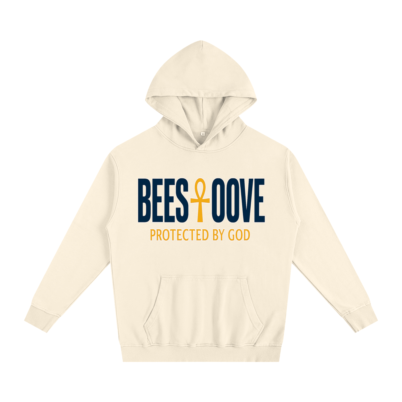 BEESMOOVE God’s Seal Protected By God Oversized Hoodie