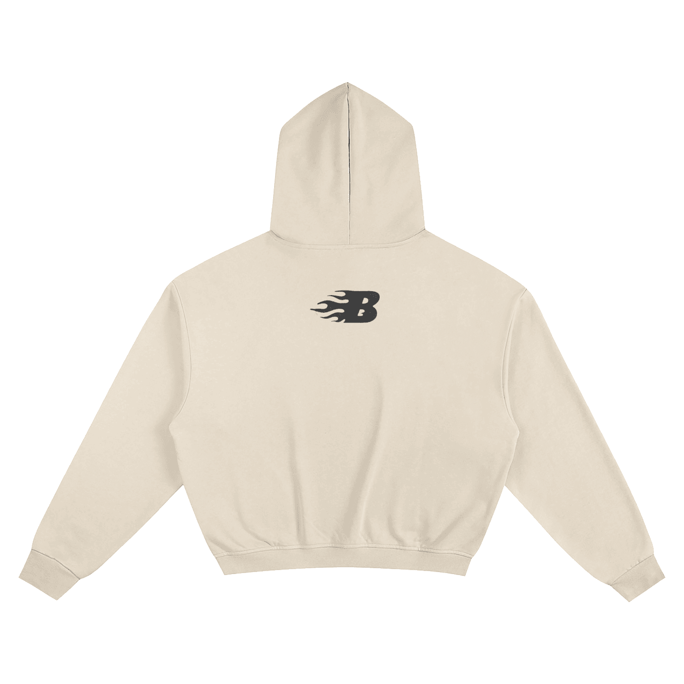 BEESMOOVE Bad day records Cotton Cropped Hoodie - Beesmoove