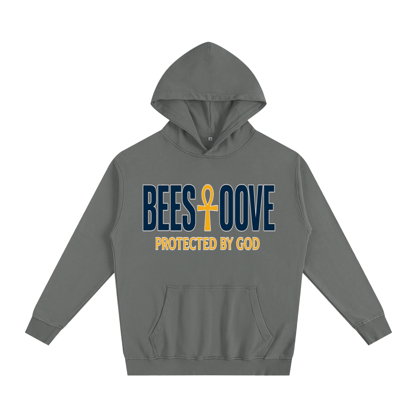 BEESMOOVE God’s Seal Protected By God Oversized Hoodie