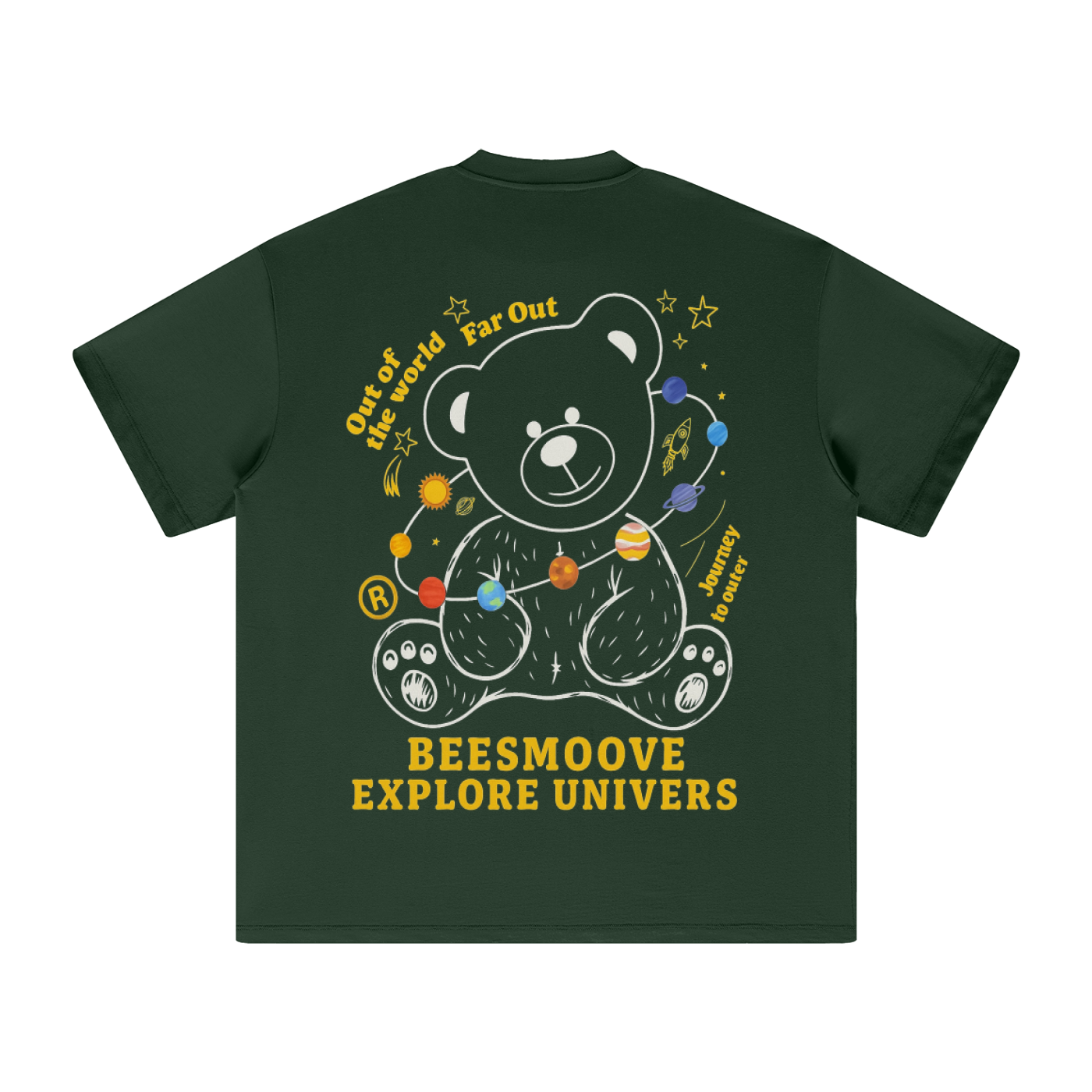 BEESMOOVE Hive Heritage Heavyweight Earth Tone T-Shirt