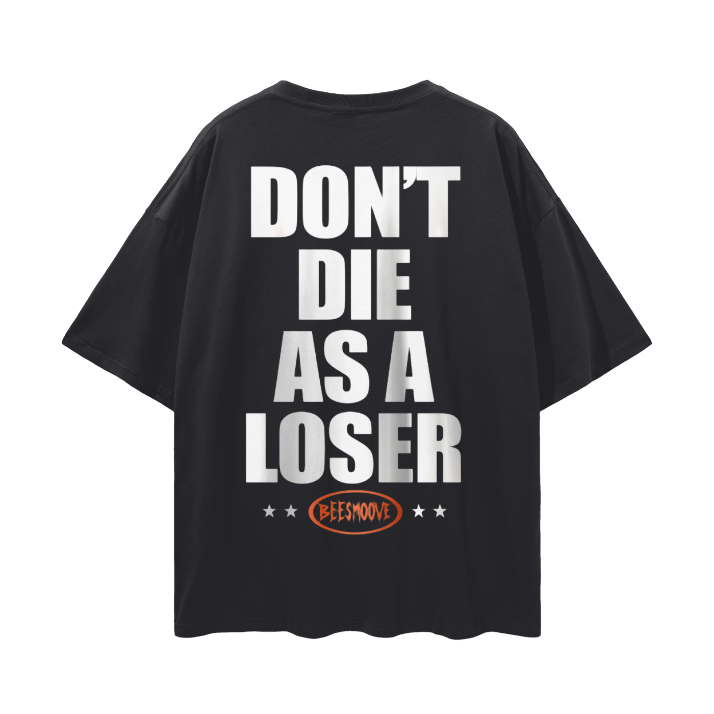 BEESMOOVE Don’t Die as a Loser Tee
Oversize Deep Drop Shoulder Tee