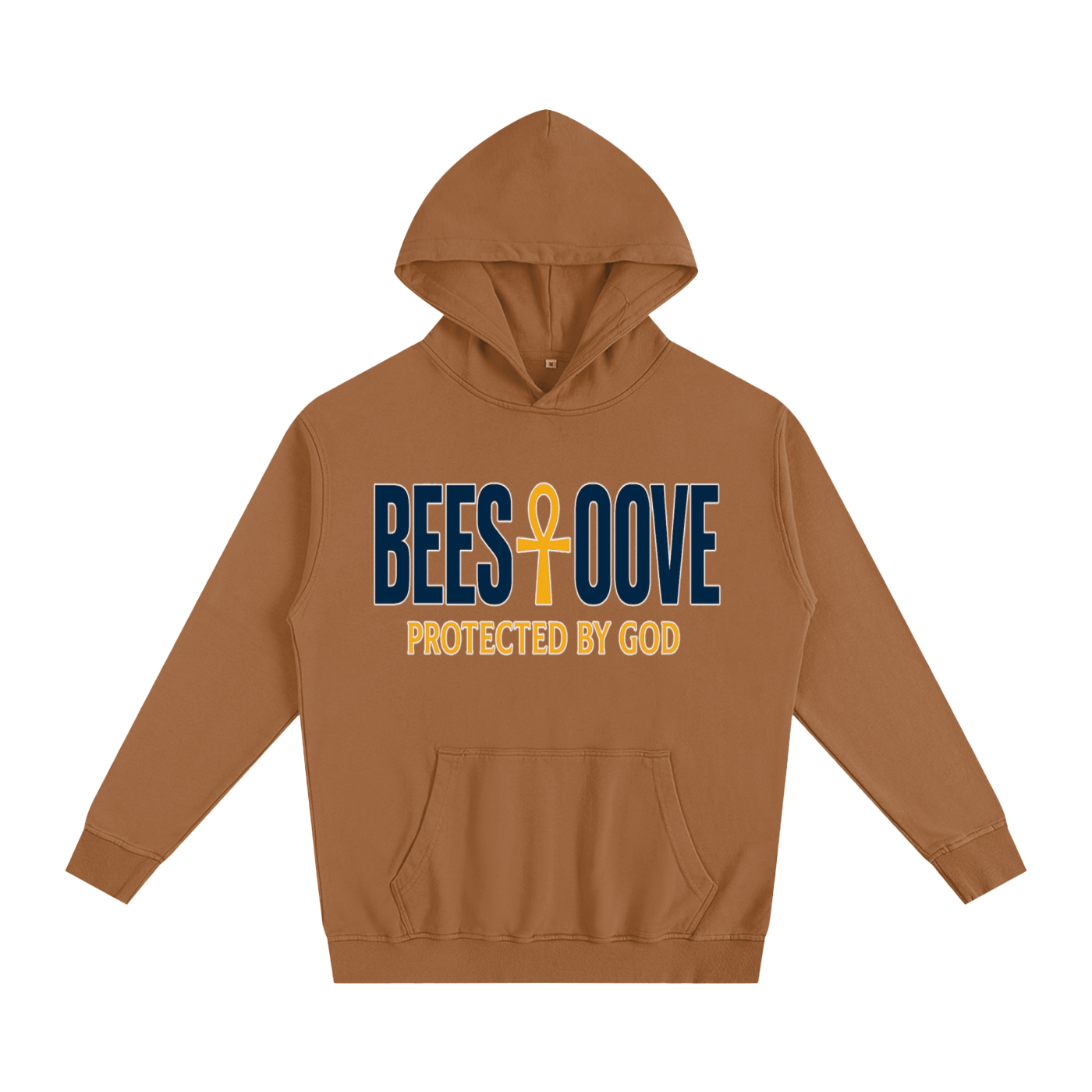 BEESMOOVE God’s Seal Protected By God Oversized Hoodie