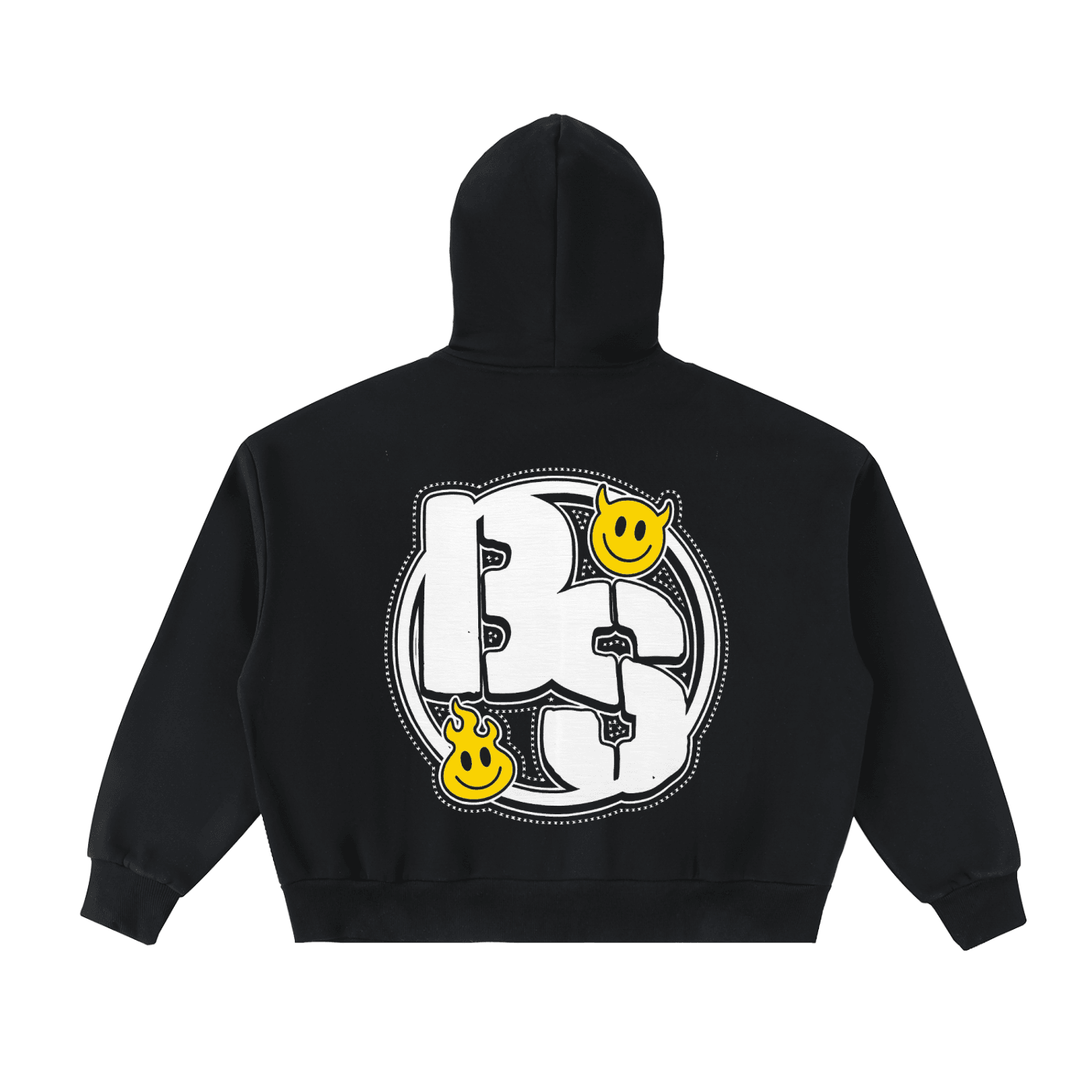 BEESMOOVE BlackSouth Global Full-Zip Boxy Hoodie - Beesmoove