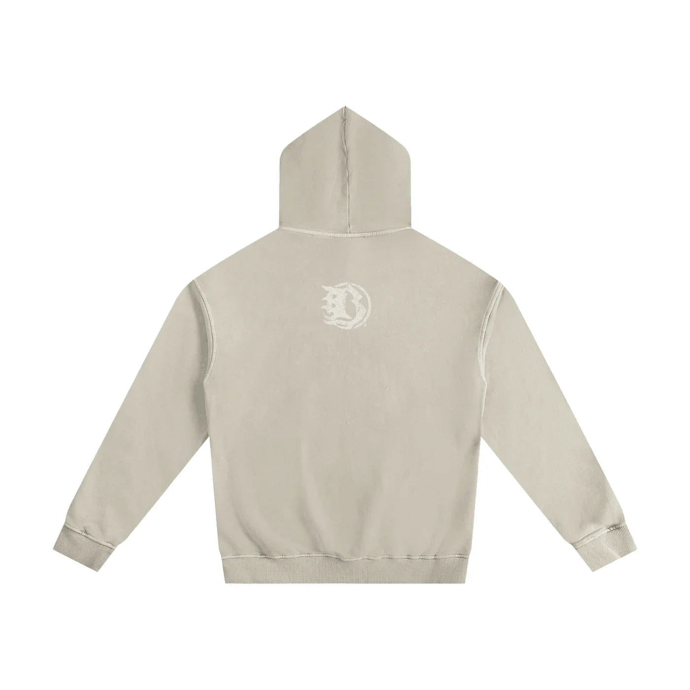 BEESMOOVE Tribal Mark Tee Enzyme Washed Hoodie - Beesmoove