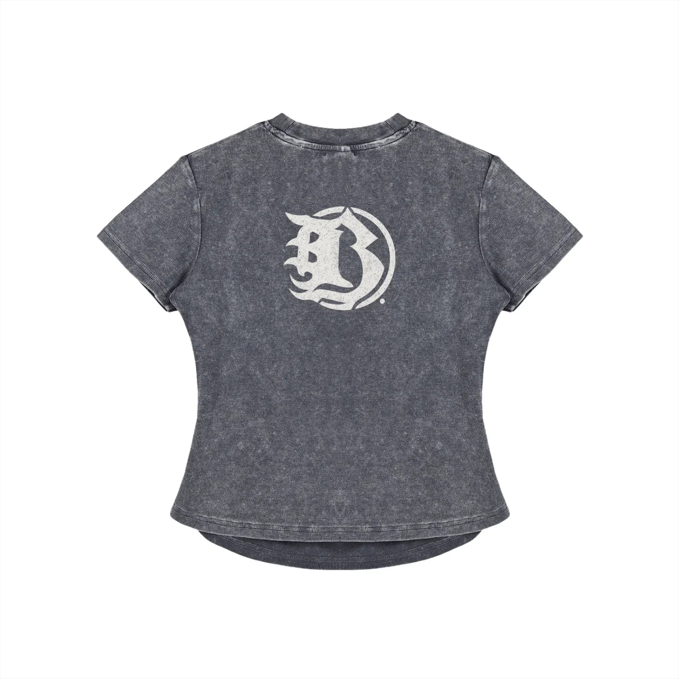 BEESMOOVE Boss Status Mentality Vintaged-Wash Bodycon Cotton Tee - Beesmoove