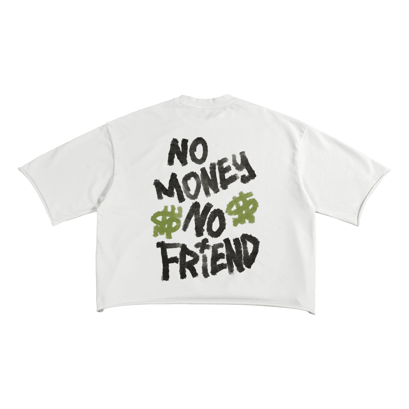 BEESMOOVE Get rich or die trying
French Terry Raw Edge T-Shirt - Beesmoove
