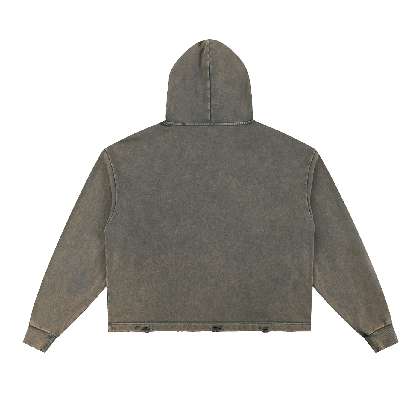 BEESMOOVE The Hivebreaker Statement Vintage Washed Frayed-Hoodie - Beesmoove