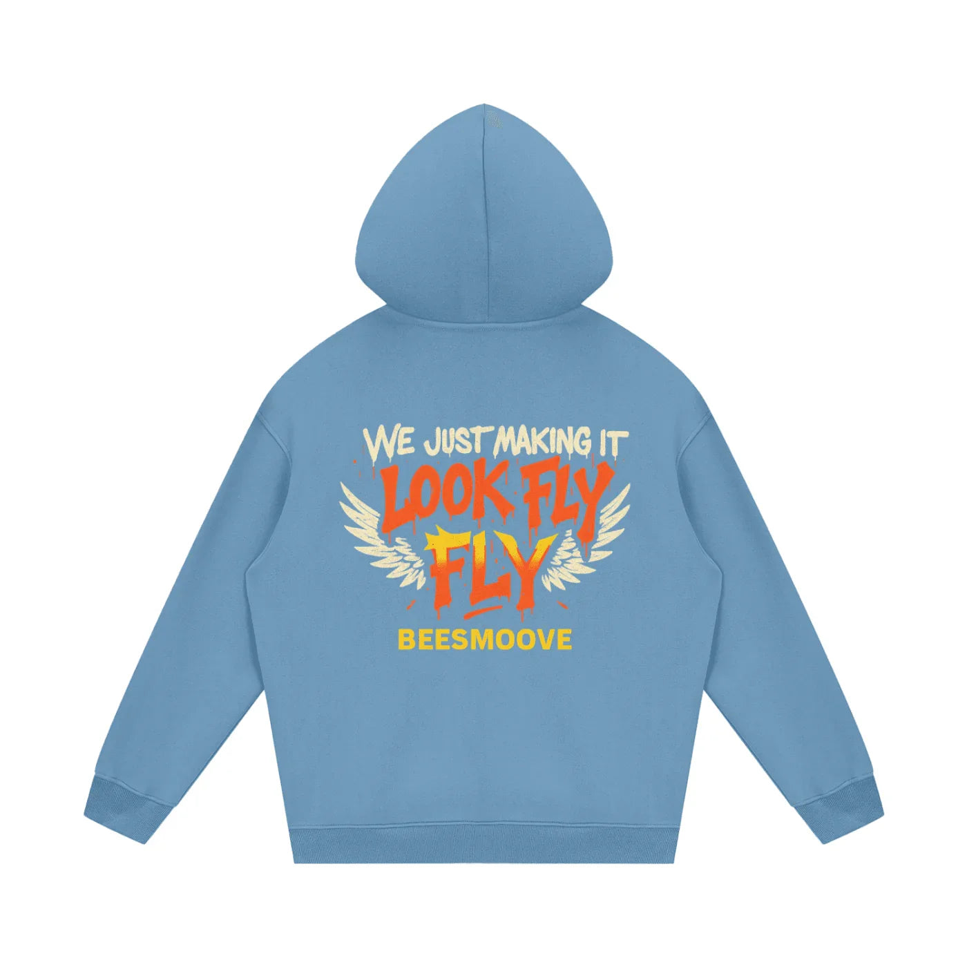 BEESMOOVE God wrote the vision Fleece Hoodie - Beesmoove