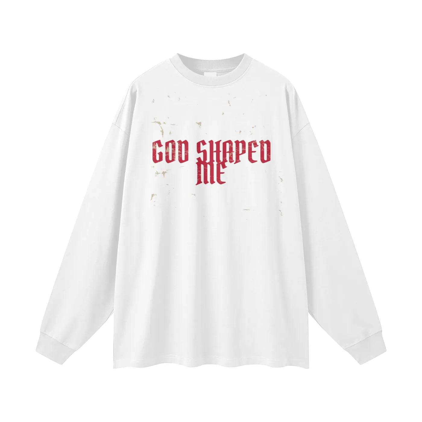 Beesmoove God Shaped Me Long Sleeve Tee - Beesmoove