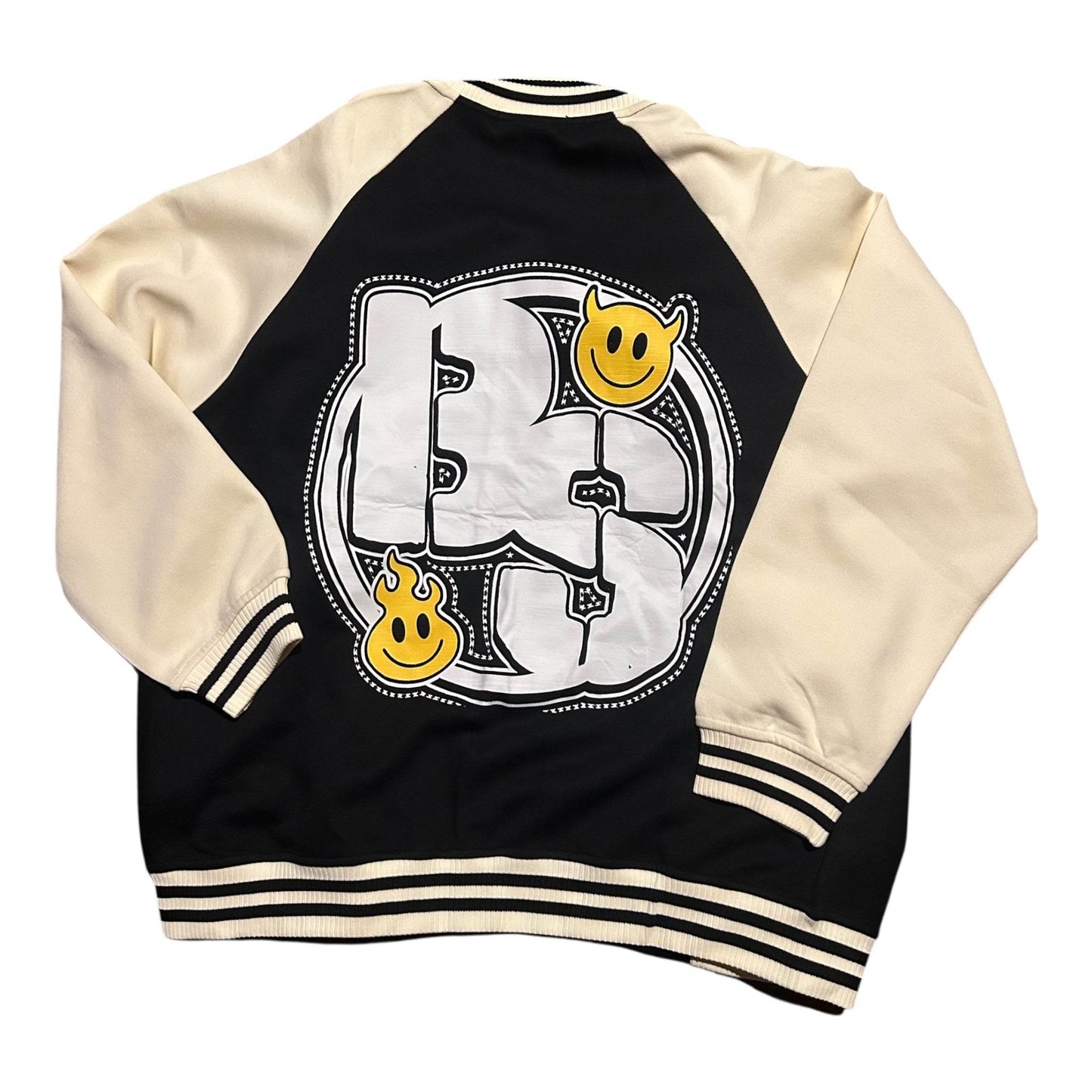 BEESMOOVE Worldwide Global
Tone Raglan Sleeve Varsity Jacket - Beesmoove