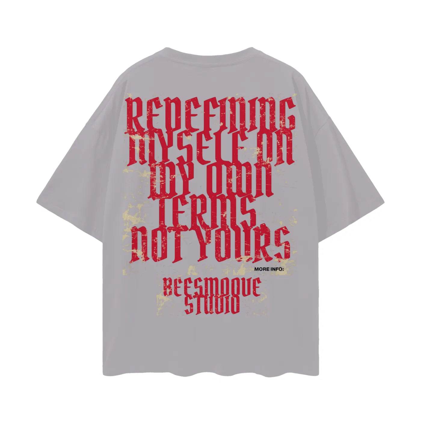 Beesmoove God Shaped Me Drop Shoulder Tee - Beesmoove