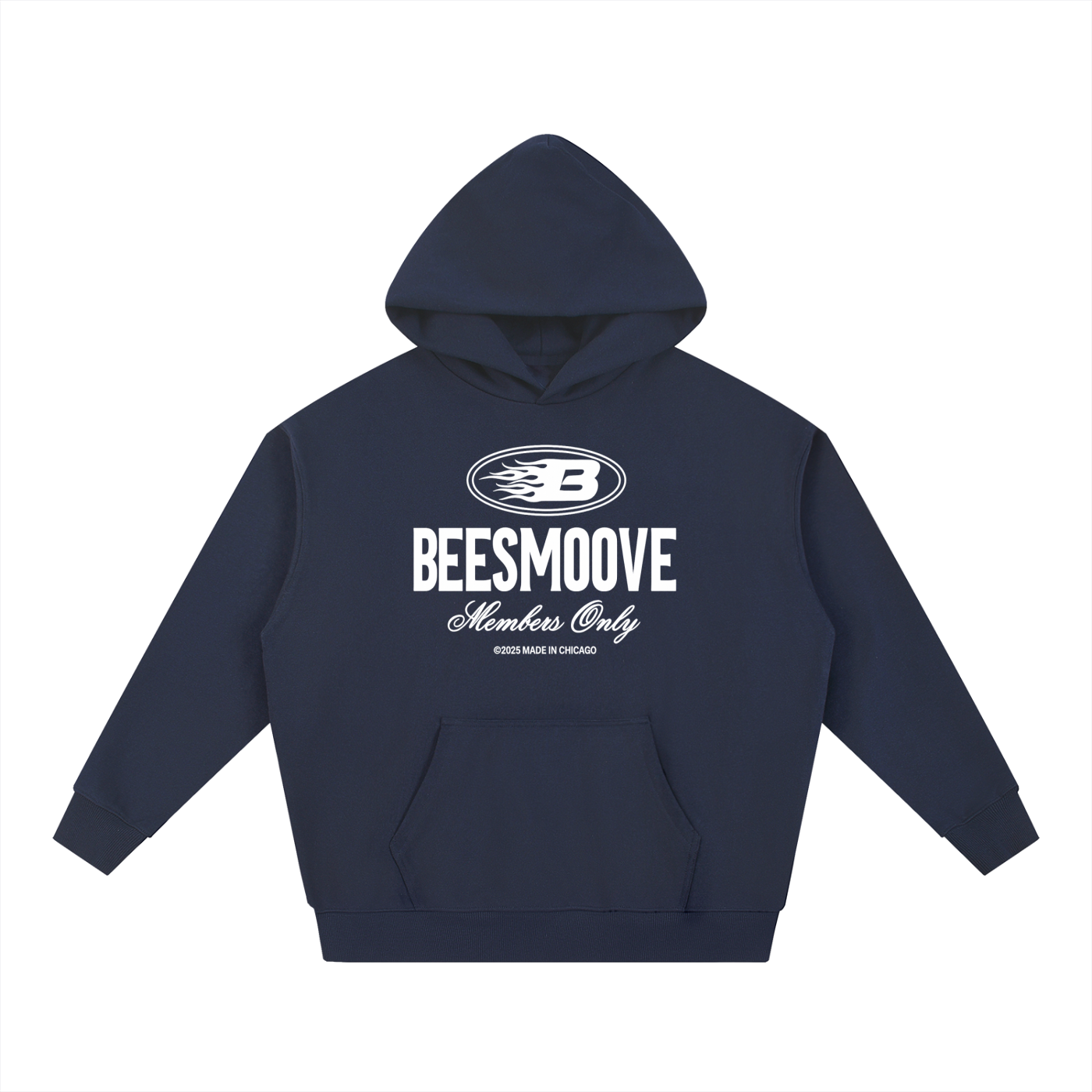 BEESMOOVE Heritage white Mark Hoodie - Beesmoove