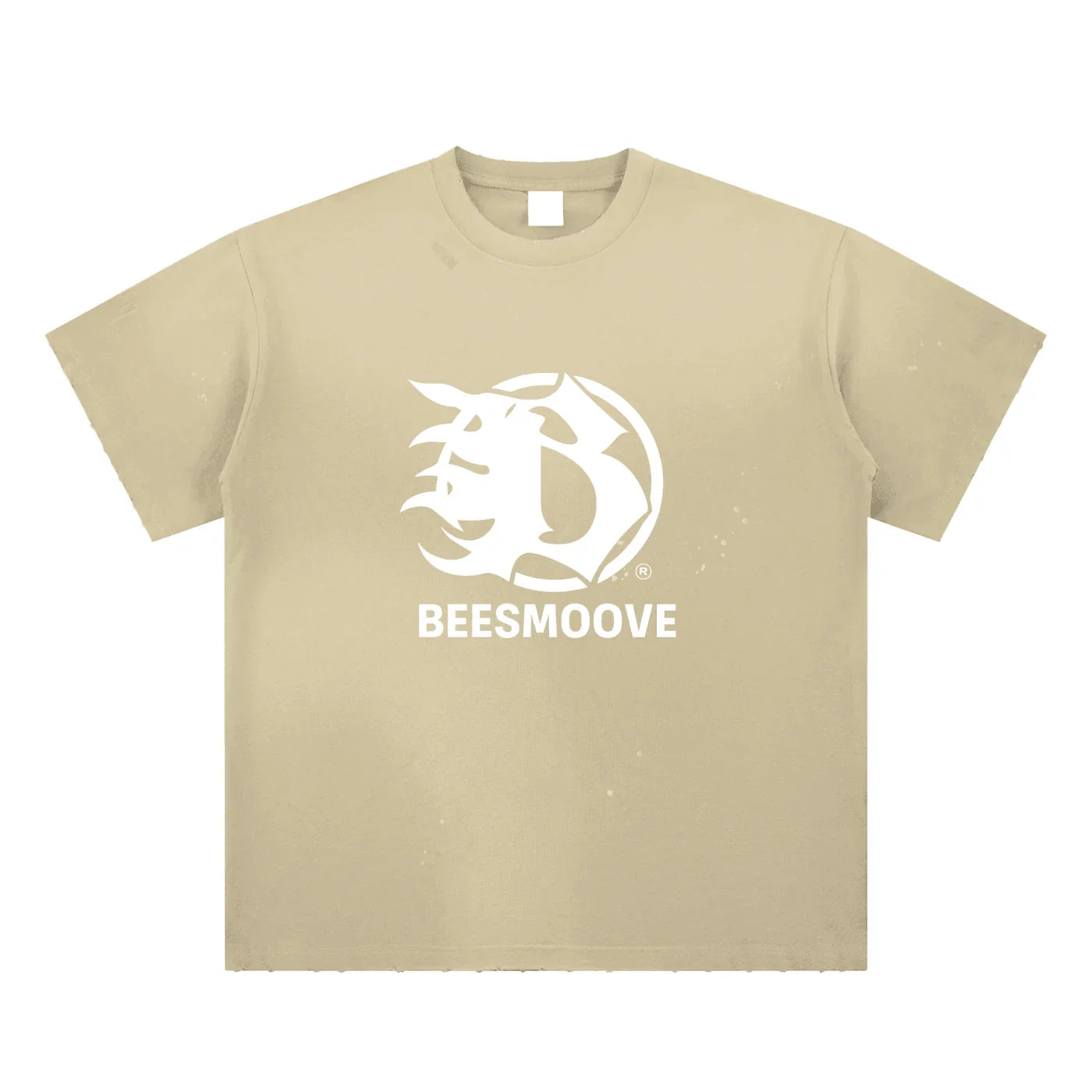 BEESMOOVE Tribal Mark Tee Sunfade Paint Splatter T-Shirt - Beesmoove