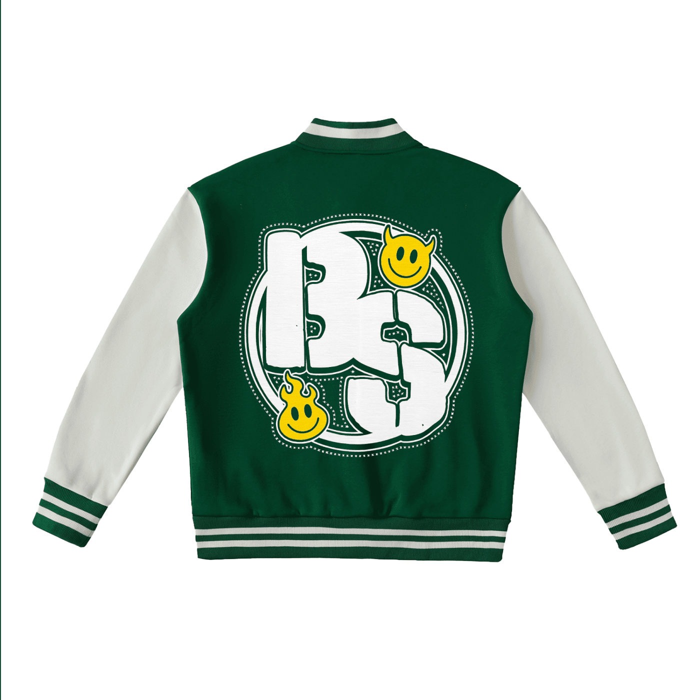 BEESMOOVE BlackSouth Global
Tone Fleeced Varsity Jacket - Beesmoove