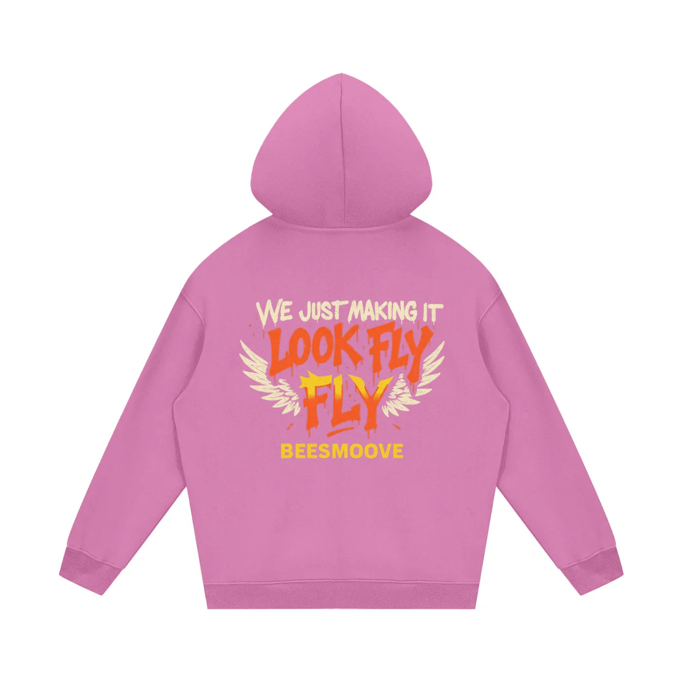 BEESMOOVE God wrote the vision Fleece Hoodie - Beesmoove