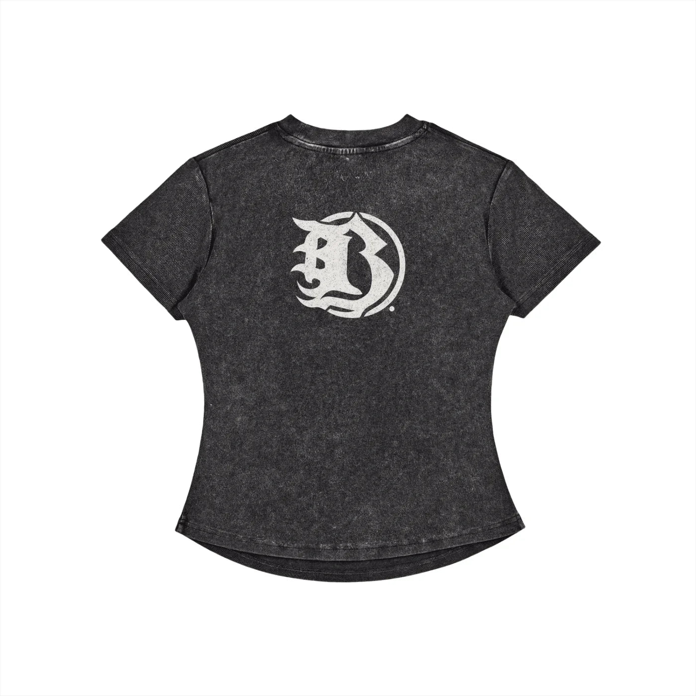 BEESMOOVE Boss Status Mentality Vintaged-Wash Bodycon Cotton Tee - Beesmoove