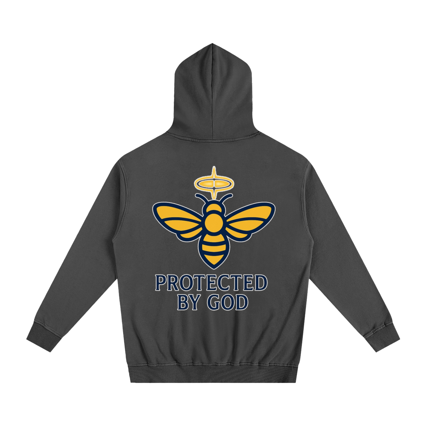 BEESMOOVE God’s Seal Protected By God Oversized Hoodie