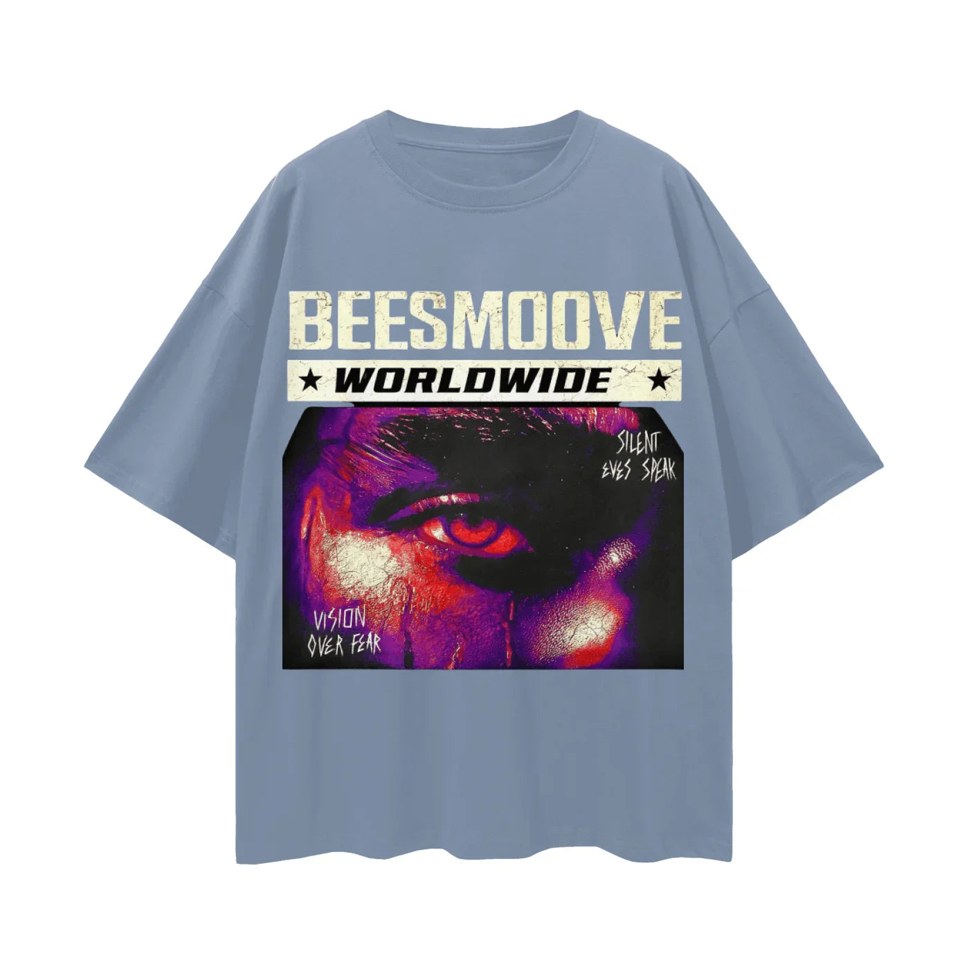 BEESMOOVE BuzzForce 24 Oversize Deep Drop Shoulder Tee - Beesmoove