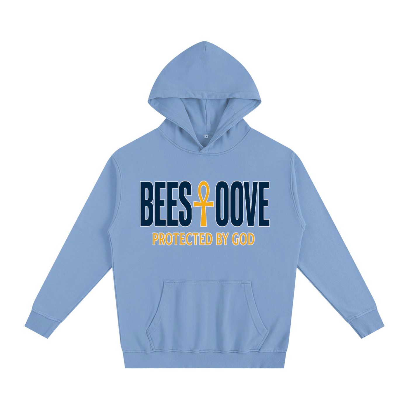 BEESMOOVE God’s Seal Protected By God Oversized Hoodie