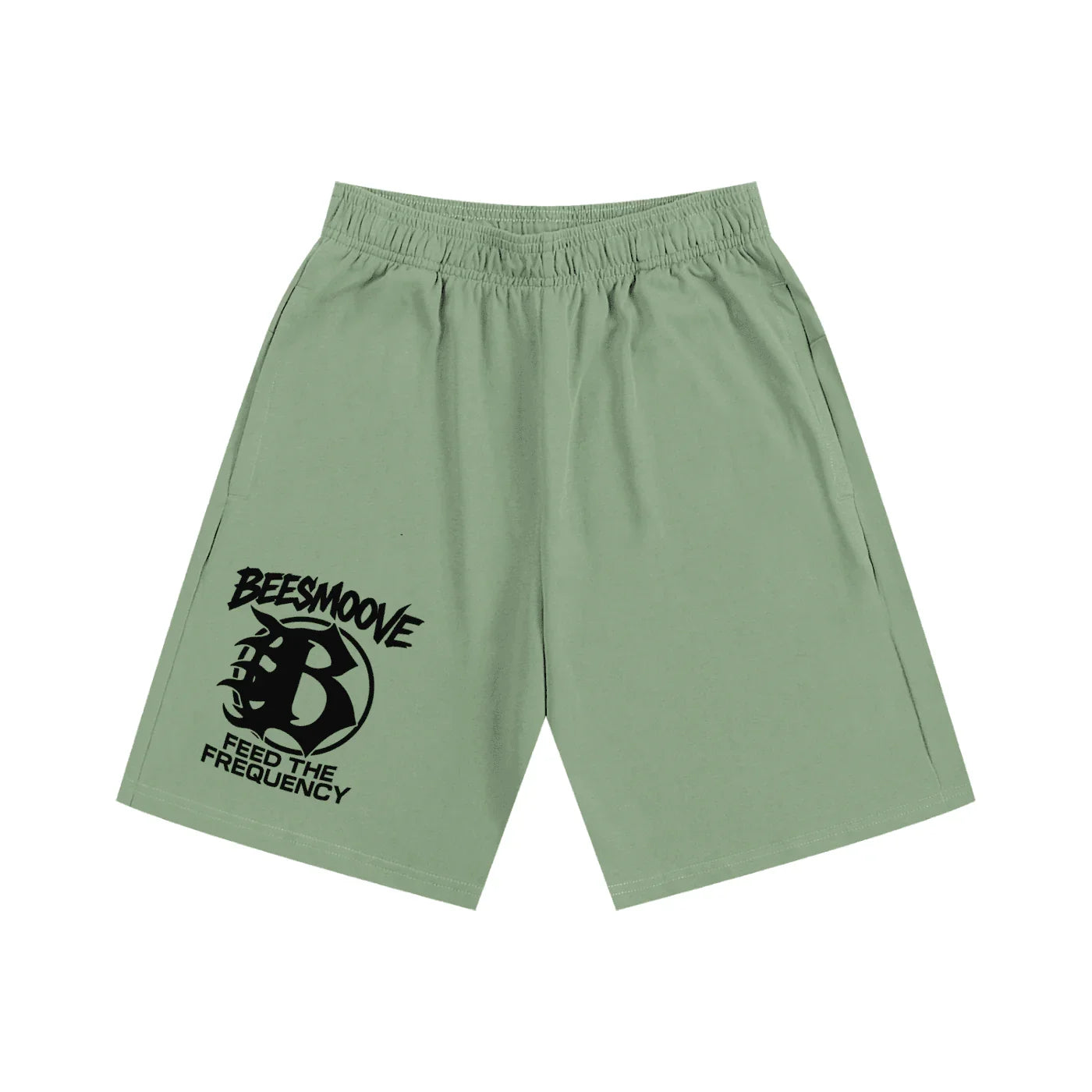 BEESMOOVE Feed The Frequency
Heavyweight Cotton Shorts - Beesmoove