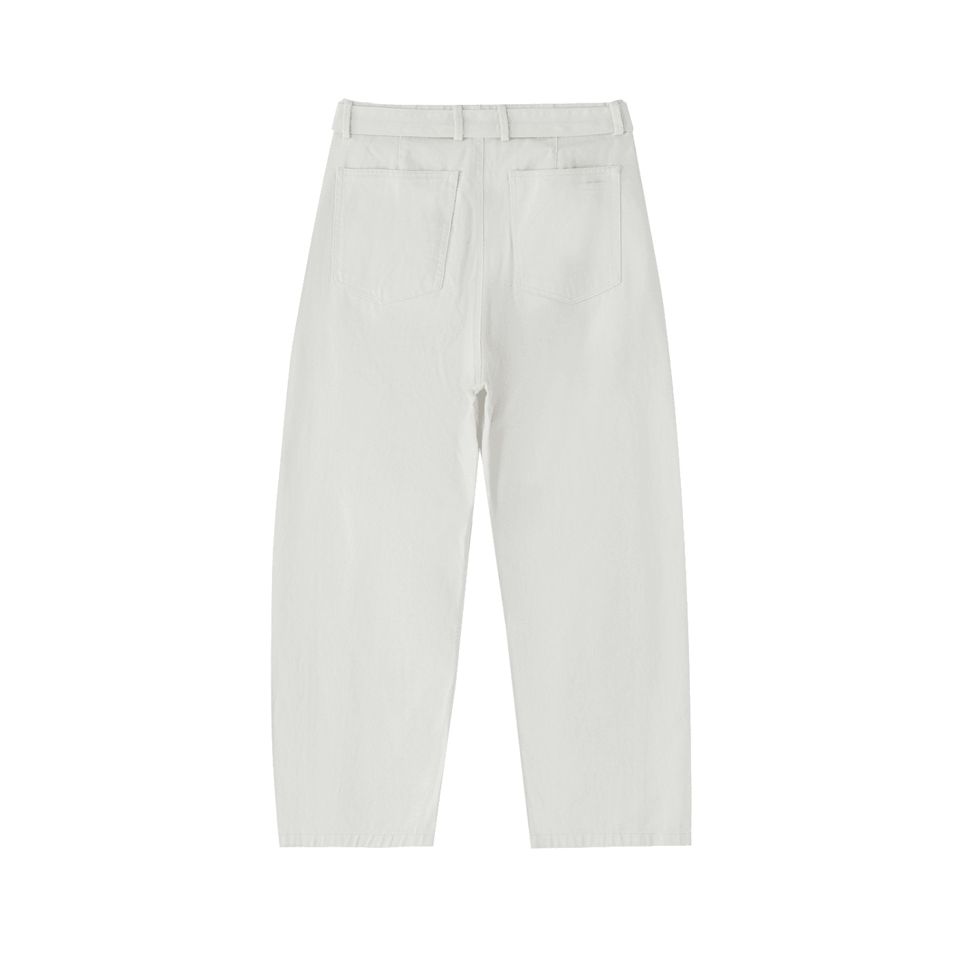 BEESMOOVE DOHIVE Twisted-Seam Belted Curved-Blade Pants - Beesmoove