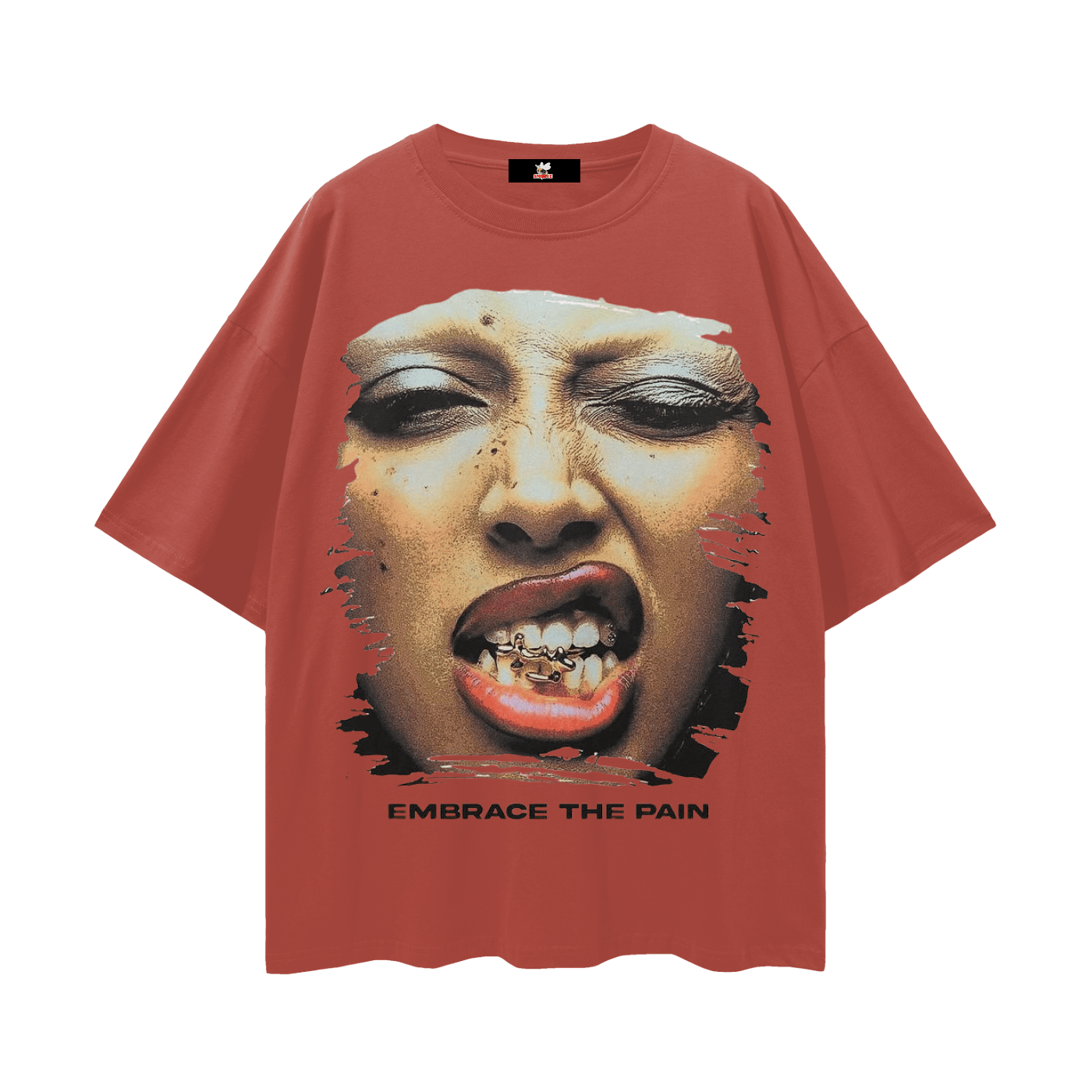 BEESMOOVE Chain Reaction Oversize Deep Drop Shoulder Tee - Beesmoove