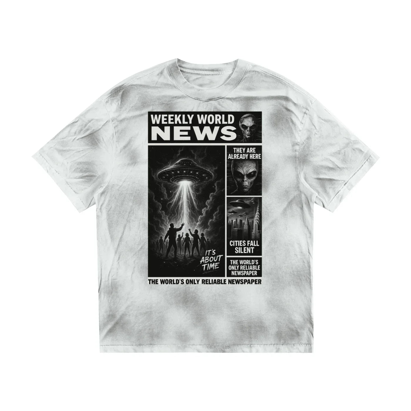BEESMOOVE Silent Arrival Dirty Washed Tee - Beesmoove